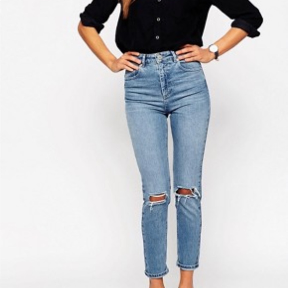 ASOS Farleigh Slim Mom Jeans 26
